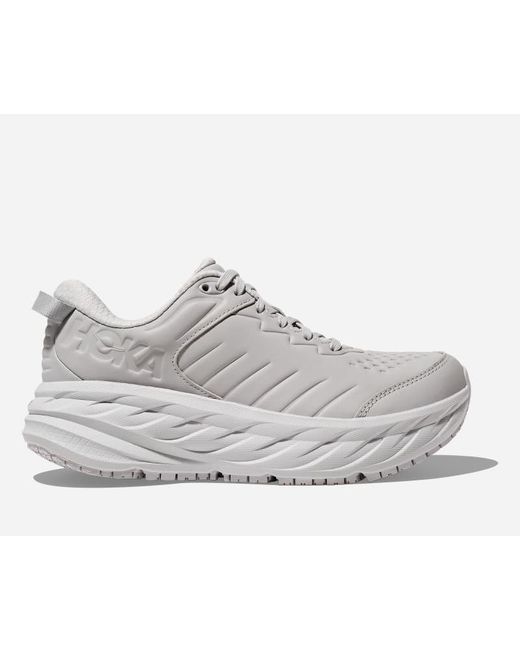 Hoka One One Gray Bondi Sr Shoe for men