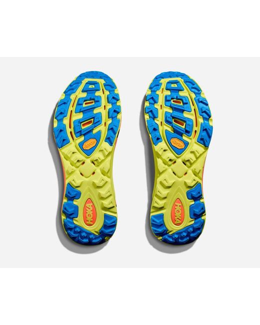 Hoka One One Blue Mafate Three2 Lifestyle Shoes