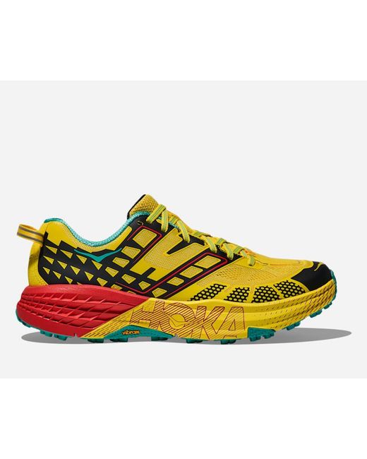 Hoka One One Yellow Speedgoat 2 Trail Shoes