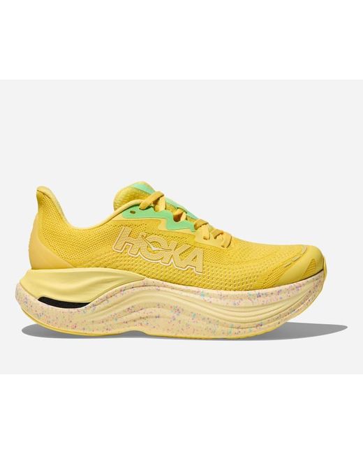 Hoka One One Yellow Skyward X Road Running Shoes for men