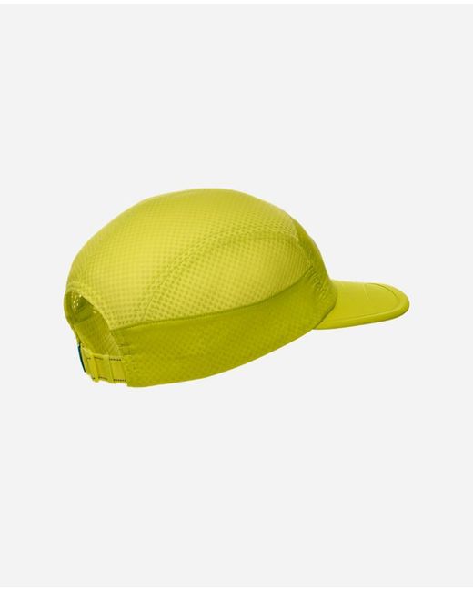 Hoka One One Yellow Trail Run Hat