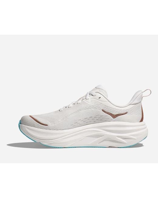 Hoka One One White Skyflow Road Running Shoes