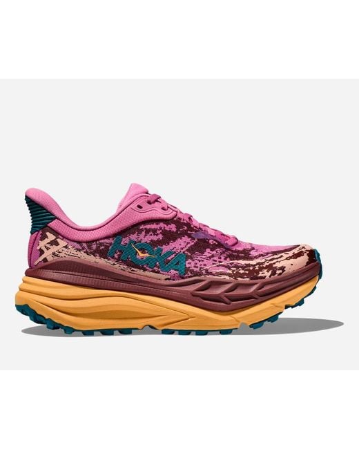 Stinson 7 Chaussures pour Femme en Strawberry/Cabernet Taille 41 1/3 | Trail Hoka One One en coloris Multicolor