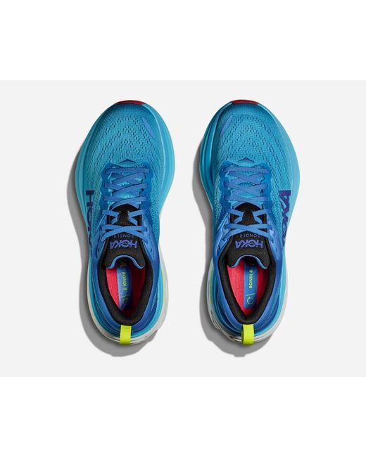 Bondi 8 Chaussures en Virtual Blue/Swim Day Taille 42 | Route Hoka One One pour homme