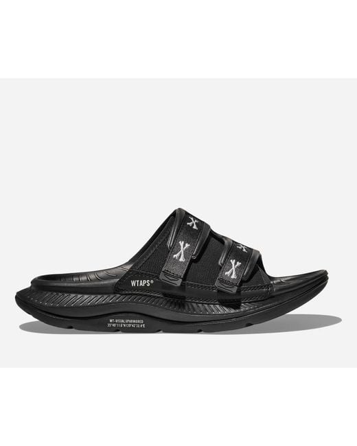 Hoka One One Ora Luxe WTAPS Schuhe in Jet Black/White Größe M40/ W41 1/3 | Lifestyle