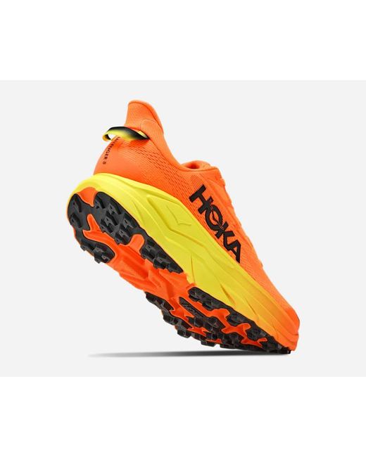Hoka One One Yellow Challenger 8 Road Running Shoes for men