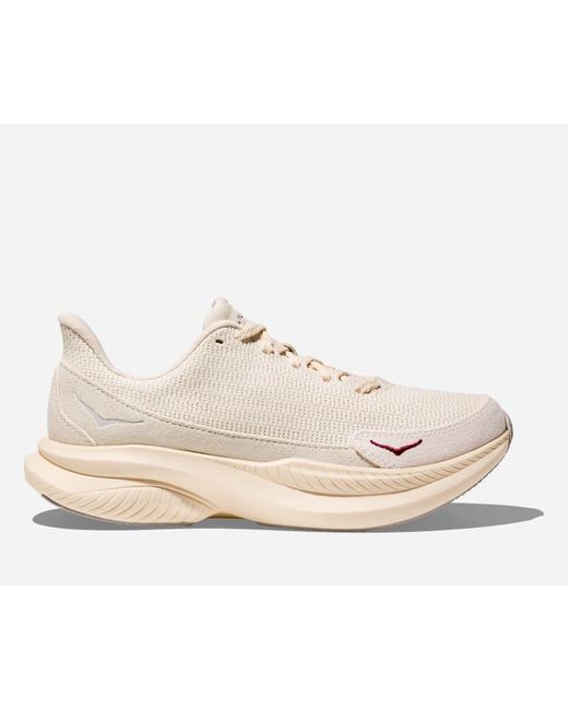 Hoka One One White Mach 6 Ls Reformation Crochet Lifestyle Shoes