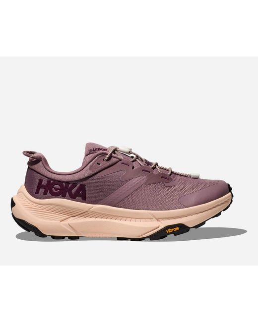 Hoka One One Multicolor Transport Schuhe für Damen in Classic Mauve/Dawn Light Größe 39 1/3 | Wandern