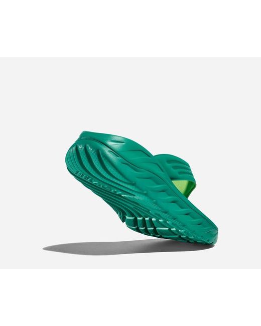 Ora Recovery Flip 2 Chaussures en Tech Green/Lettuce Taille 44 | Récupération Hoka One One pour homme