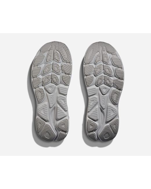 Hoka One One White Clifton 10 Road Running Shoes for men