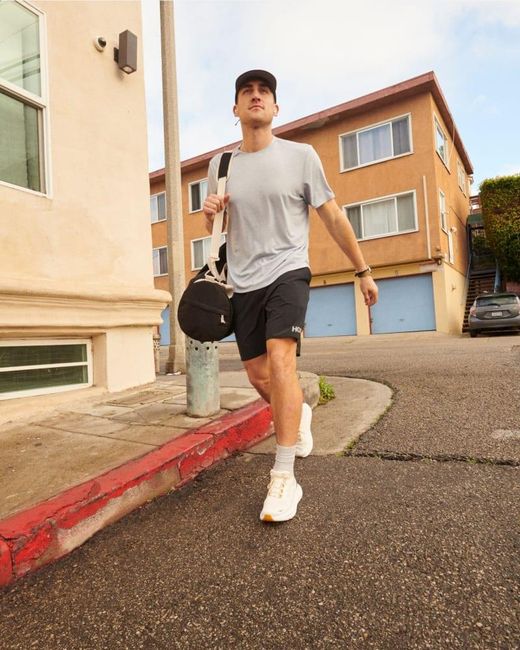 Hoka One One White Essential T-shirt for men