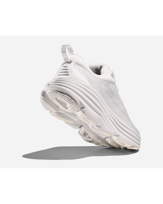 Hoka One One White Stealth/tech Bondi 8 Caged Lifestyle Shoes