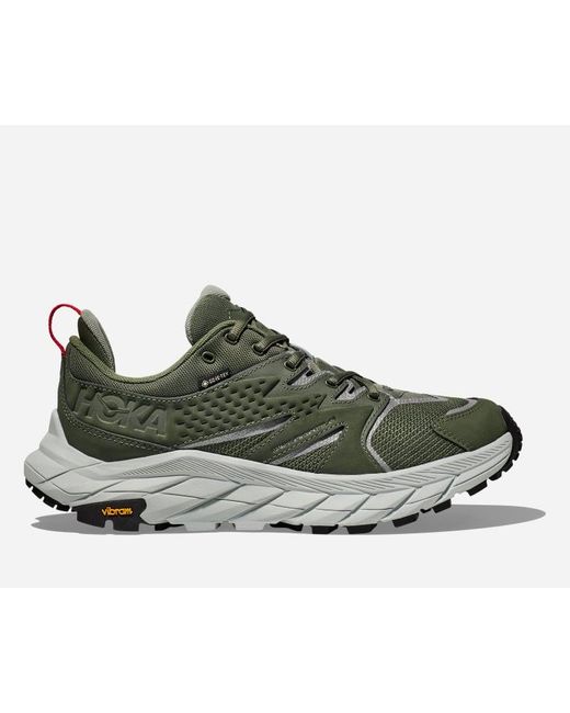 Hoka One One Green Anacapa Low GORE-TEX WTAPS Schuhe in Four Leaf Clover/Glacier Grey Größe M40/ W40 2/3 | Lifestyle