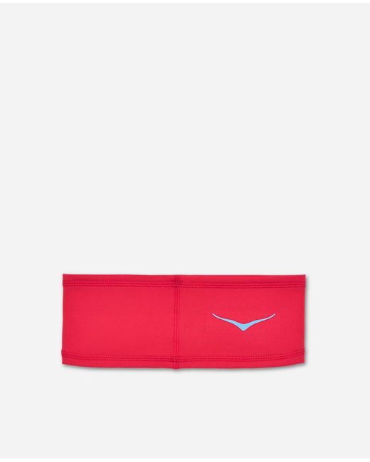 Hoka One One Pink Coldsnap Fleece Headband