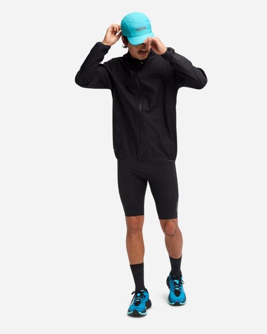 Hoka One One Black Skybreeze Waterproof Jacket Gore-tex for men