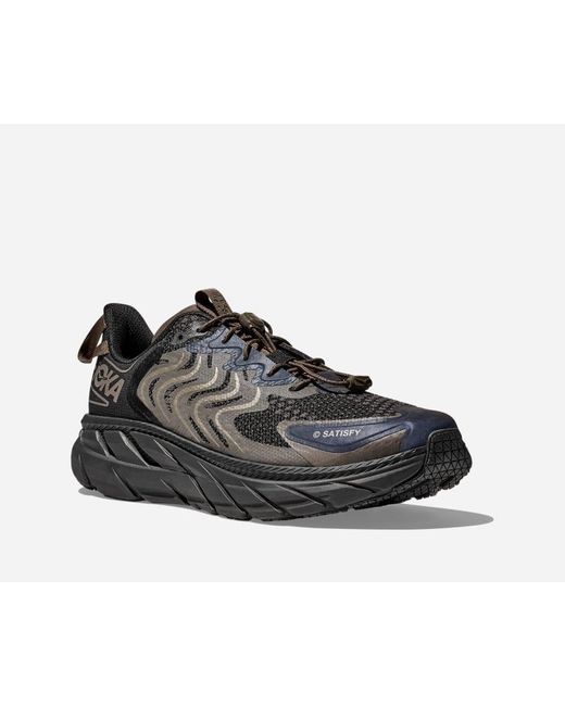 Clifton LS Satisfy Running Chaussures en Forged Iron/Black Taille 36 | Lifestyle Hoka One One