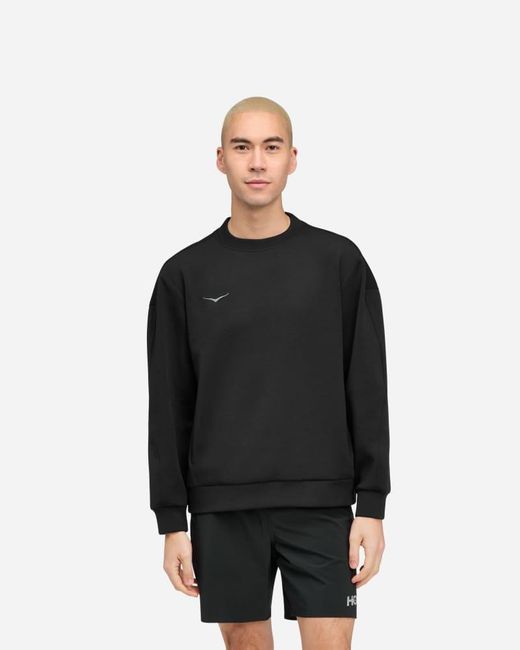 Hoka One One Black Kaitoro Knit Crew for men