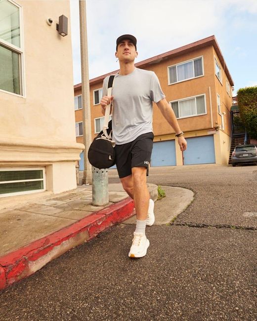 Hoka One One White Essential T-shirt for men