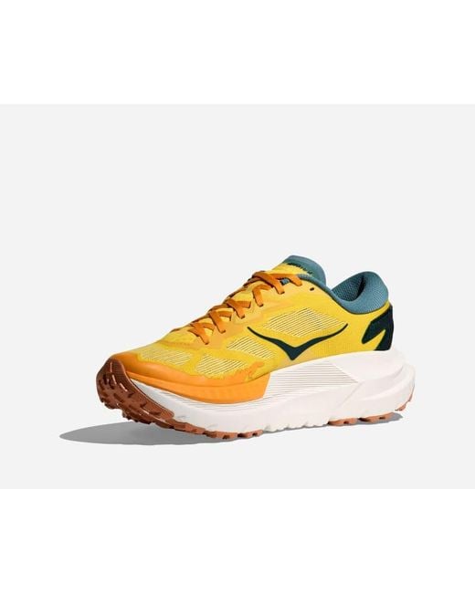 Hoka One One Yellow Mafate X Trail Shoes for men