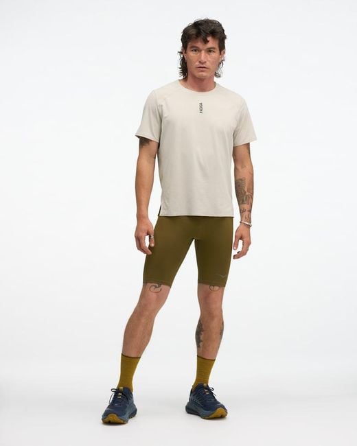 Hoka One One Natural Everyrun Short Sleeve Top for men