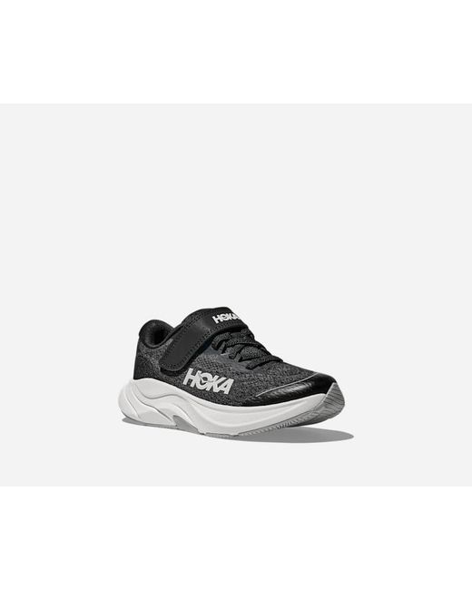 Hoka One One Black Kid's Rincon 4 Road Running Shoes