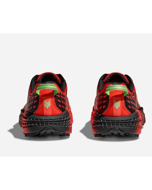 Hoka One One Red Speedgoat 2 Trail Shoes