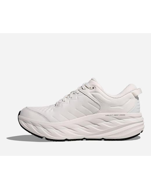 Hoka One One White Bondi Sr Walking Shoes for men