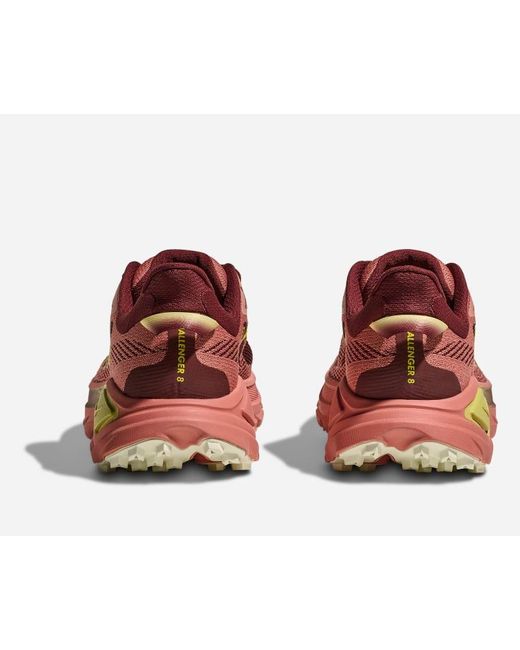 Hoka One One Red Challenger 8 Road Running Shoes