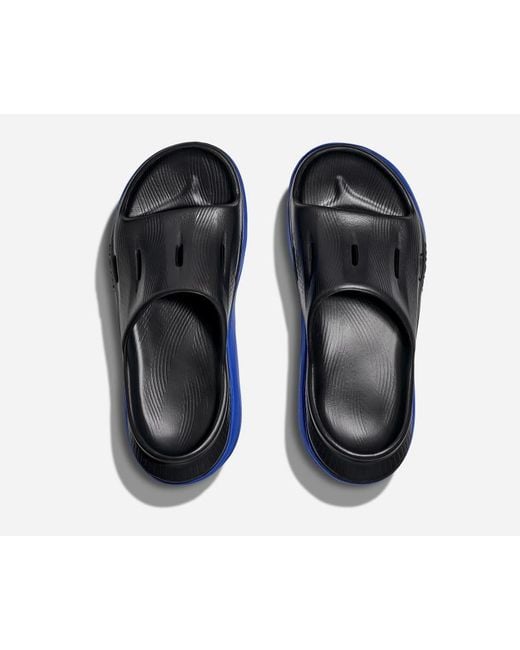 Ora Recovery Slide 3 Chaussures En Taille Hoka One One en coloris Blue