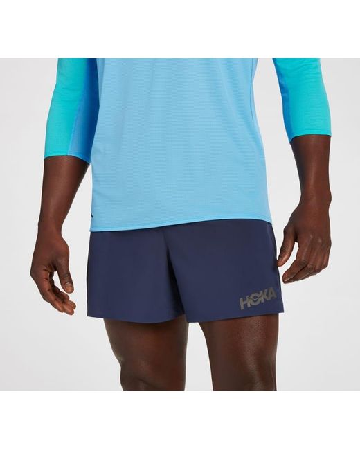 Hoka One One Shorts, 13 cm für Herren in Outer Space Größe 2XL | Shorts in Blue für Herren