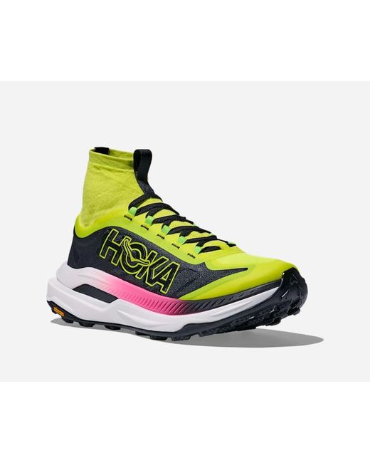 Hoka One One Yellow Tecton X 3 Trail Shoes for men