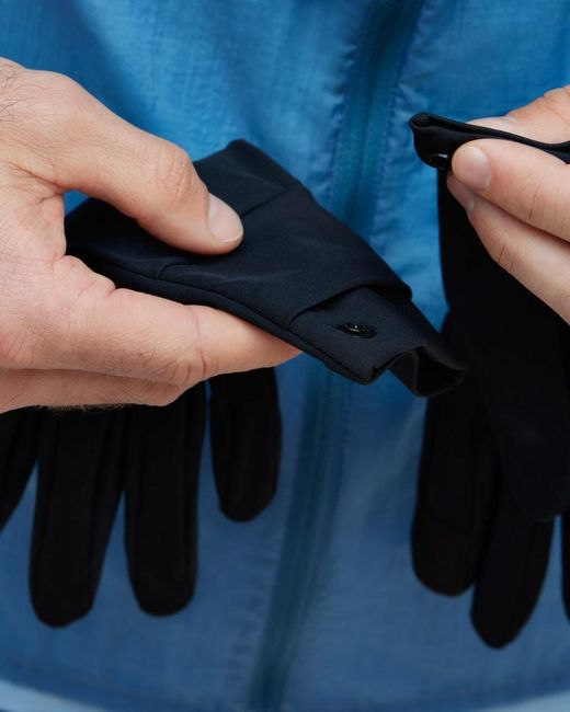 Hoka One One Black Airolite Run Gloves