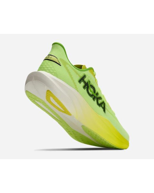 Hoka One One Yellow Mach 7 Road Running Shoes for men