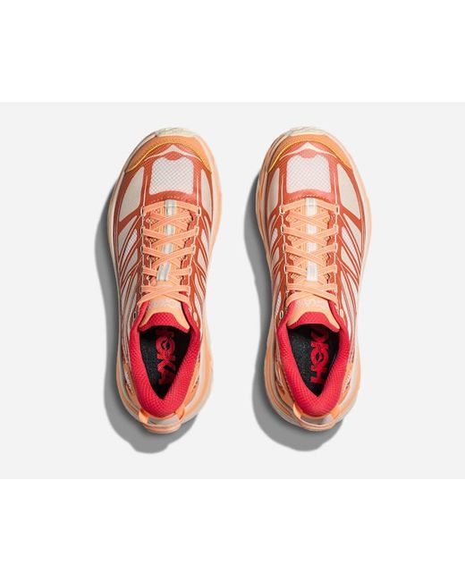 Hoka One One Red Mafate Speed 2 Lifestyle Shoes