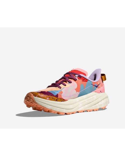 Hoka One One Red Speedgoat 6 Studio Proba Schuhe in Cadmium Orange/Whisper Green Größe 43 1/3 | Lifestyle