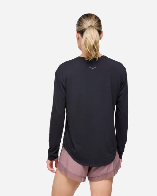 Hoka One One Blue Essential Ls T-shirt