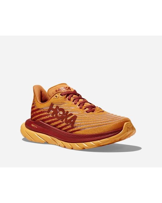 Hoka One One Mach 5 Schuhe für Herren in Amber Haze/Rust Größe 40 2/3 | Straße in Multicolor für Herren