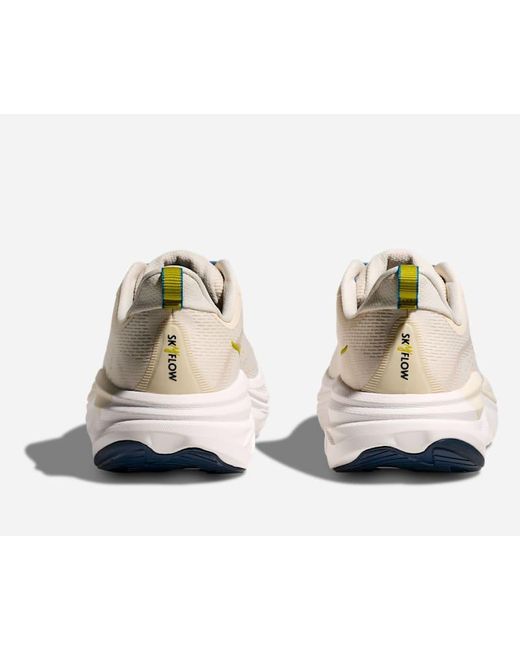 Hoka One One White Skyflow Road Running Shoes for men