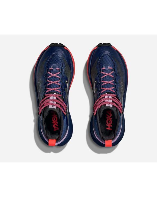 Hoka One One Blue Mafate Hike Hiking Shoes
