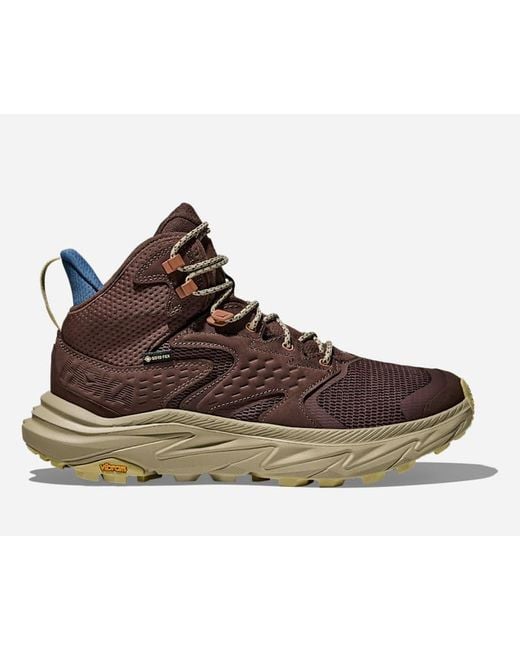 Hoka One One Anacapa 2 Mid GORE-TEX Schuhe für Herren in Walnut/Oyster Mushroom Größe 40 2/3 | Wandern in Brown für Herren