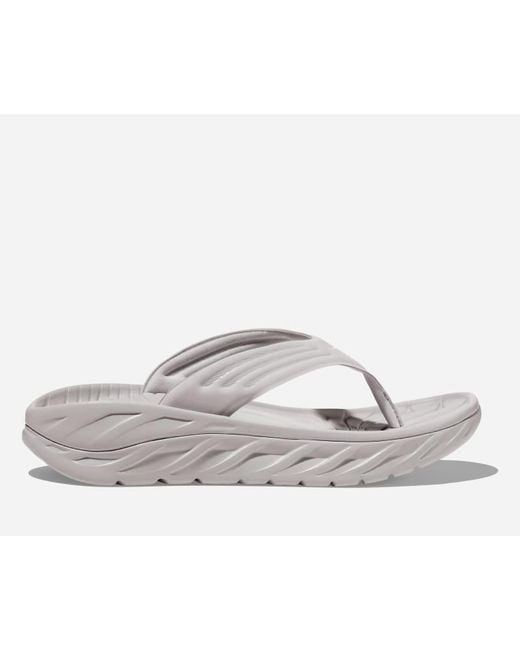 Hoka One One Gray Ora Recovery Flip for men