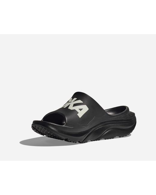 Hoka One One Black Ora Athletic Slide