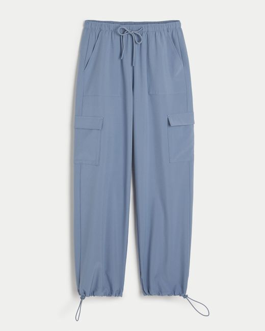 Hollister Blue Gilly Hicks Active Mid-rise Parachute Pants