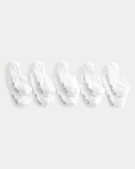 Hollister Söckchen mit Logo im 5er-Pack in White für Herren