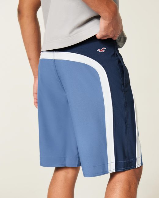Hollister Blue Swim Boardshorts for men
