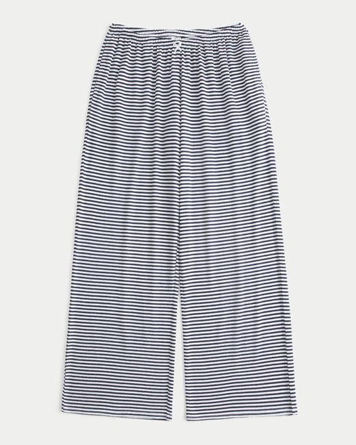 Hollister Blue Always Cozy Wide-leg Pants