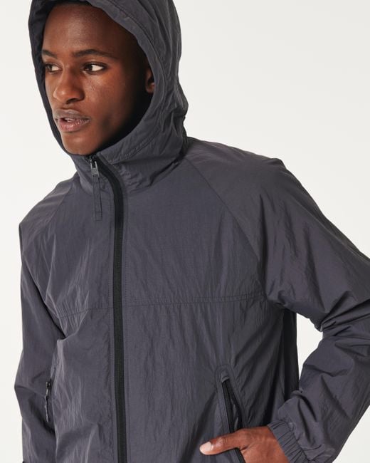 Hollister hotsell gray jacket
