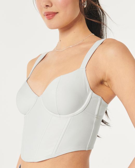 Hollister White Gilly Hicks Recharge Bustier