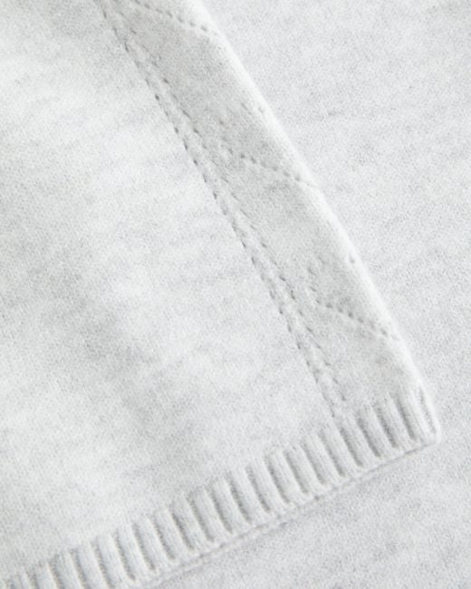 Hollister White Gilly Hicks Heart Pointelle Straight Sweater-knit Pants