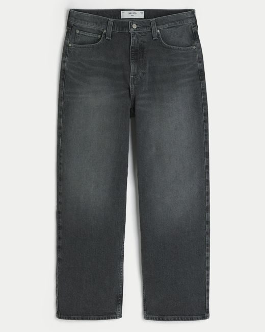 Hollister Gray Grey Baggy Jeans for men